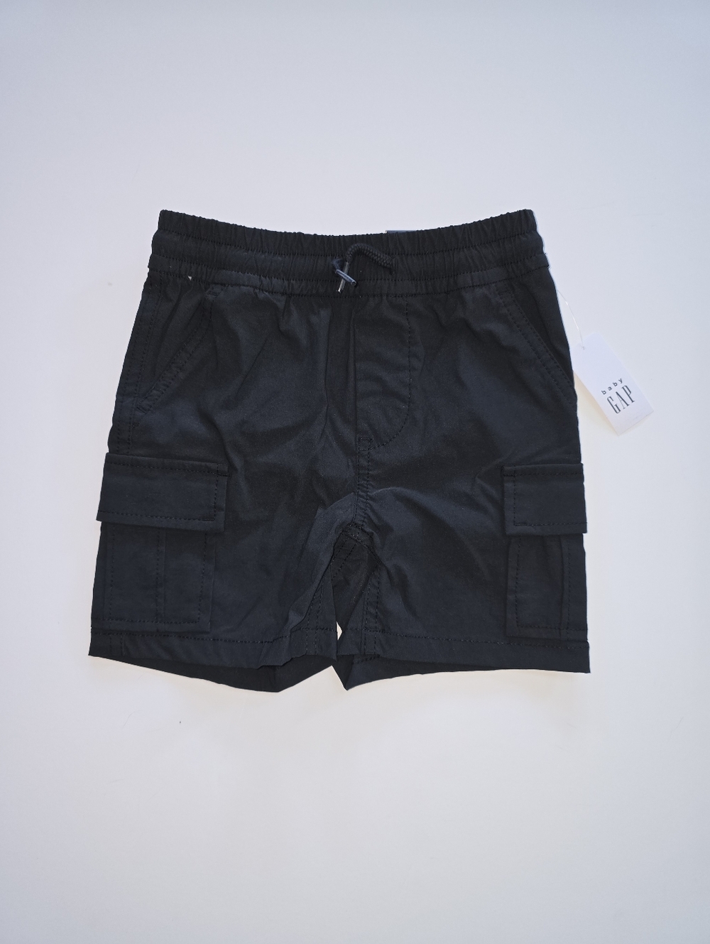 Baby GAP Black Quick Dry Hybrid Cargo Elastic Waist  Shorts Size 2 Yrs NWT